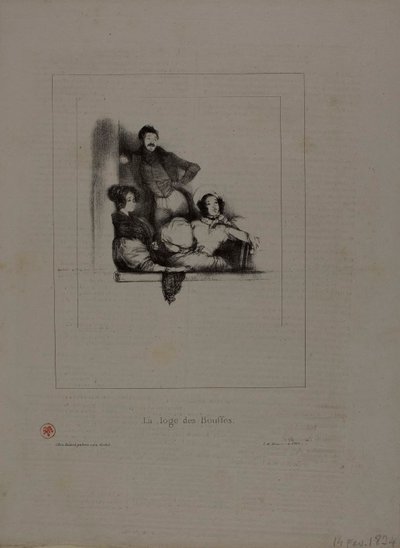 Das Theater der Komiker von Paul Gavarni