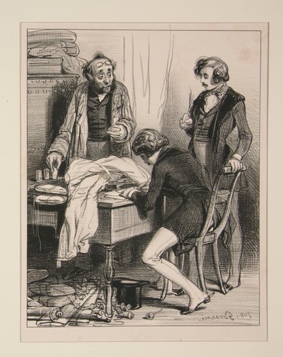 Versailles, der 1. April von Paul Gavarni