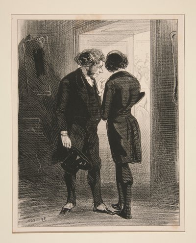 Sehen Sie? Da! Beim zweiten Quadrille... von Paul Gavarni
