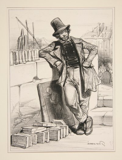 Voyez le restant de le vente! Voyez messieurs et dames! von Paul Gavarni