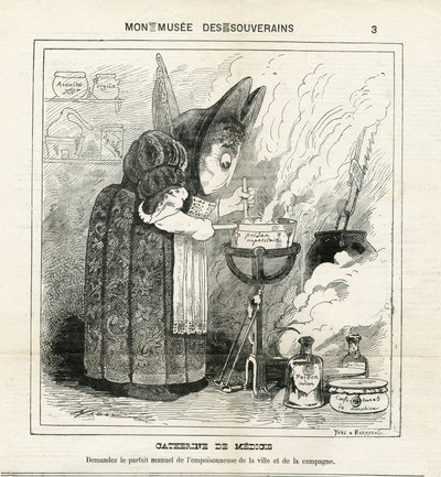 Illustration von Hadol (1835-1875) in The Charivari von Paul Hadol