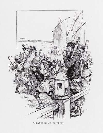 Eine Landung bei Bo-Peep von Paul Hardy