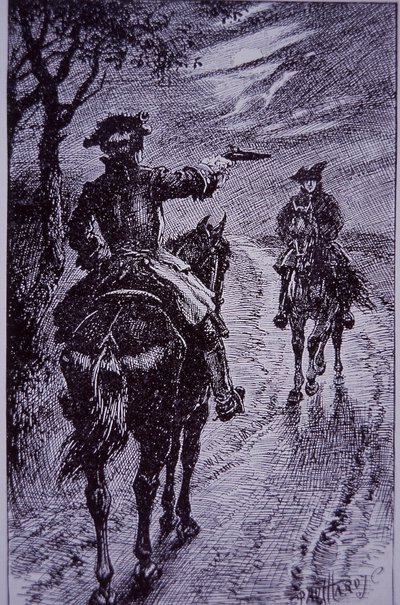 Dick Turpin trifft den Straßenräuber Tom King von Paul Hardy