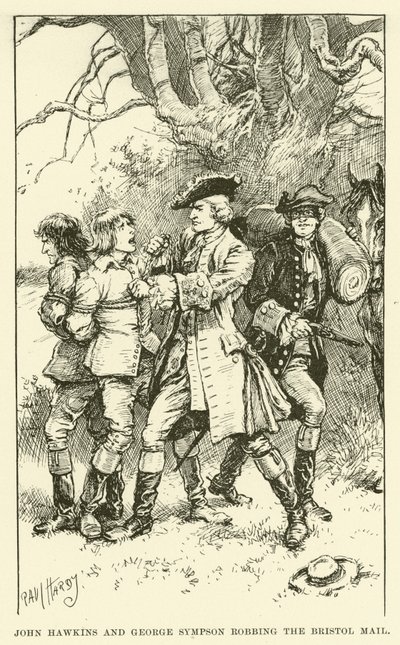 John Hawkins und George Sympson berauben die Bristol Post von Paul Hardy