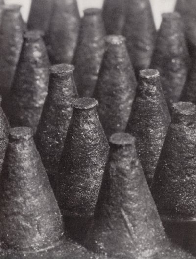 Zähne einer Gummibürste 