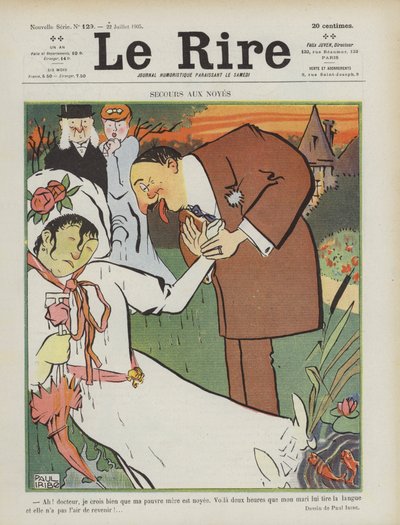 Illustration für Le Rire von Paul Iribe