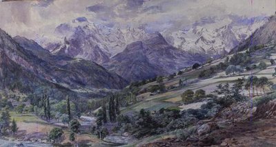 Ein Alpenblick von Paul Jacob Naftel