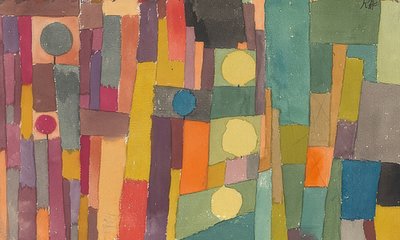 Im Stil von Kairouan, ins gemäßigte übertragen von Paul Klee