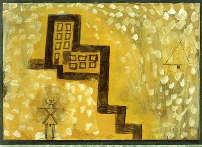 Das Haus auf dem Hügel von Paul Klee