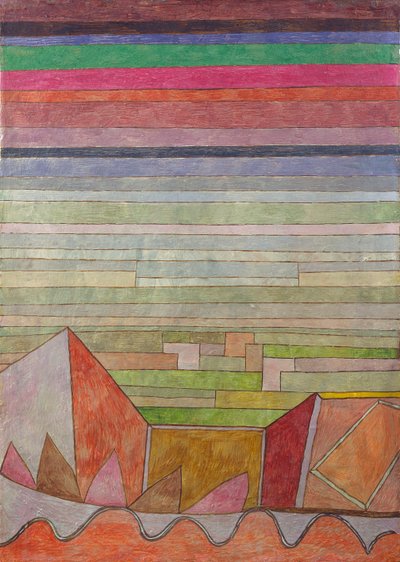 Blick in das Fruchtland, 1932 von Paul Klee