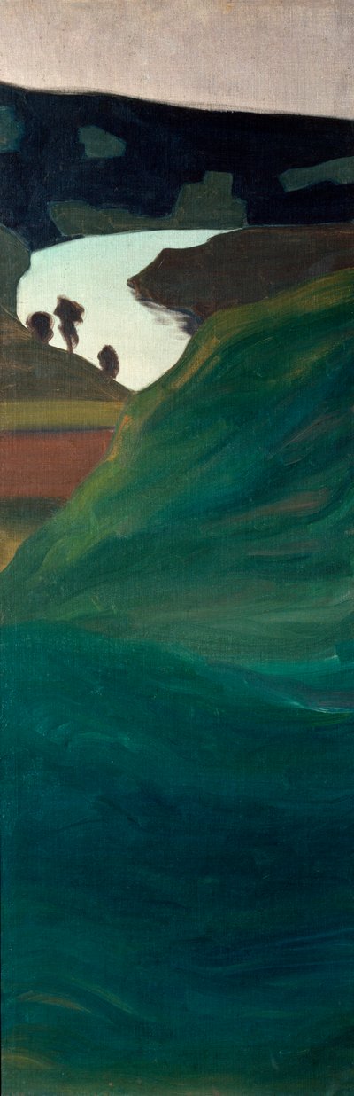 Blick auf das Tal des Aar-Flusses von Paul Klee