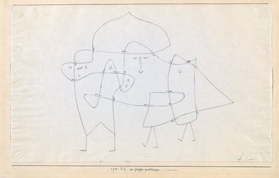 Zur Gruppe geschlungen, 1930 von Paul Klee