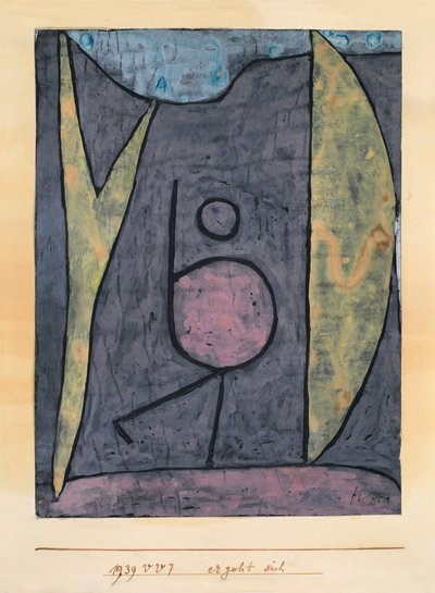 ergeht sich, 1939 von Paul Klee