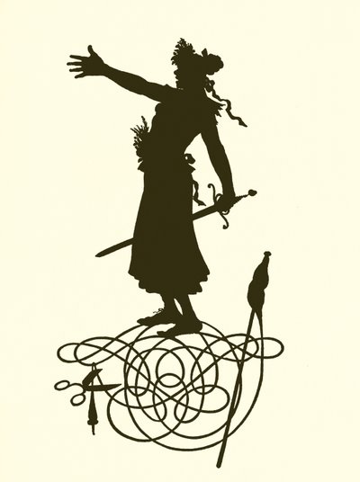 Ein Sommernachtstraum, Silhouette von Paul Konewka