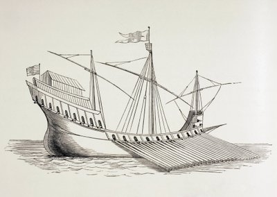 Galeere des 16. Jahrhunderts von Paul Lacroix