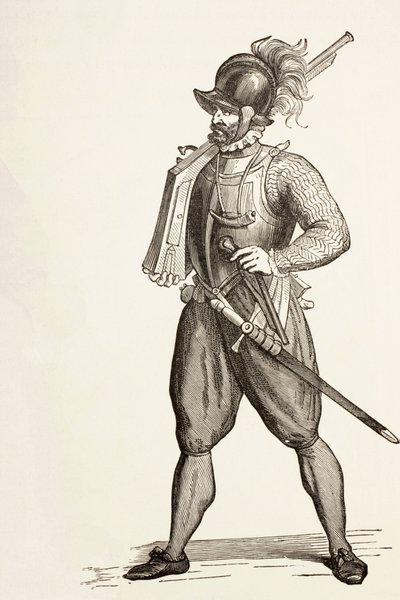 Arkebusier des 16. Jahrhunderts von Paul Lacroix