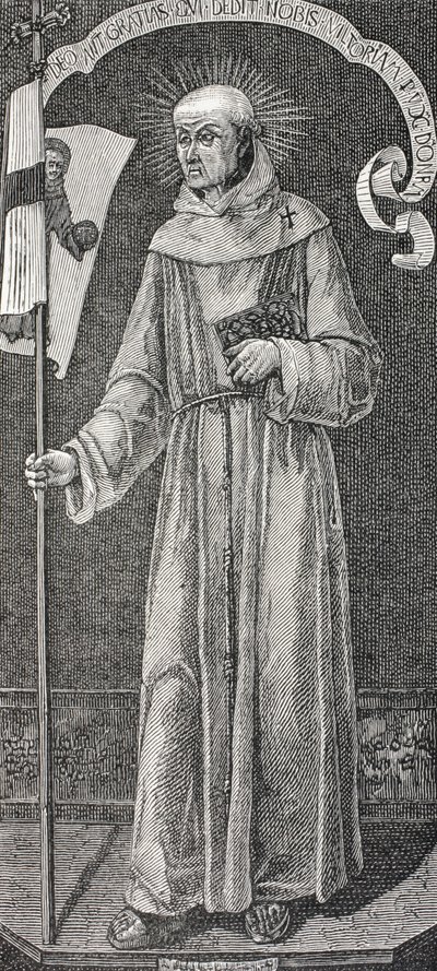 Heiliger Johannes von Capistrano (Italienisch: Giovanni da Capistrano) von Paul Lacroix