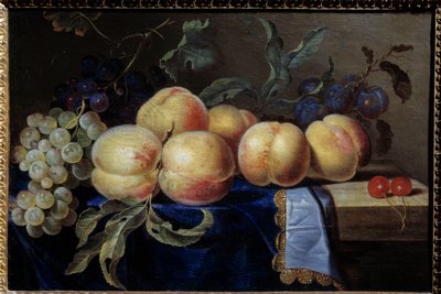 Stillleben, Pfirsiche von Paul Liegeois
