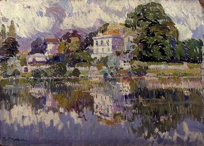 Ecke eines Parks von Paul Mathieu
