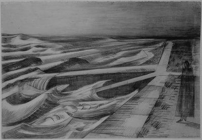 Nachtflut, Dymchurch von Paul Nash