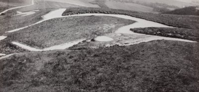Das weiße Pferd, Uffington, Berkshire von Paul Nash