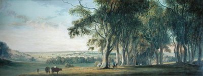 Blick auf Windsor, vom Snow Hill im Großen Park von Paul Sandby