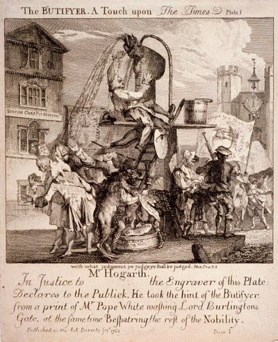 William Hogarth, 1762 von Paul Sandby