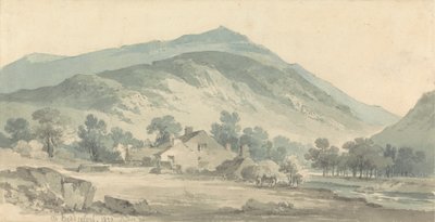 Landschaft bei Beddgelert, Nordwales von Paul Sandby Munn