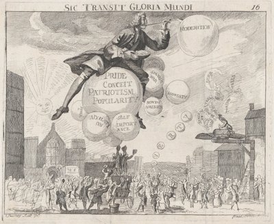Sic Transit Gloria Mundi, ca. 1762 von Paul Sandwich