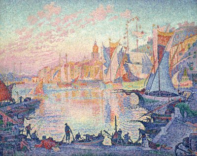 Der Hafen von Saint-Tropez von Paul Signac
