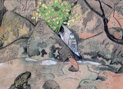 Landschaft mit einem Vogel und einer Kröte, ca. 1883-1927 von Paul Sérusier