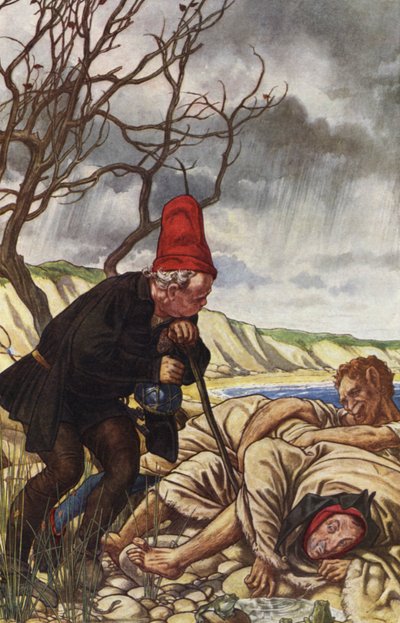 Der Sturm von William Shakespeare, Akt II, Szene 2 von Paul Vincent Woodroffe