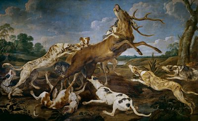 Hirschjagd von Paul De Vos