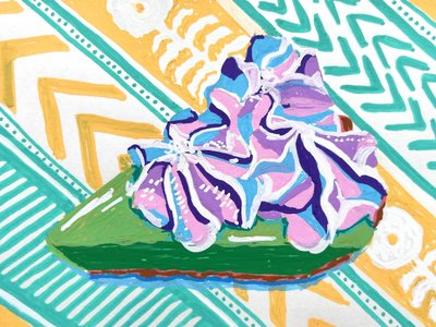 Buntes Dessertstück von Pauline Wegman | Key and Sea Creative
