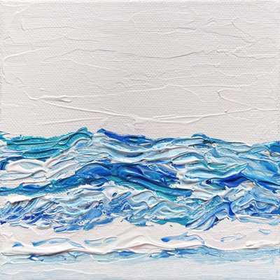 Strukturierte Ozeanwellen von Pauline Wegman | Key and Sea Creative