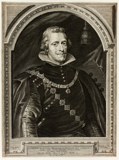 Philipp IV., König von Spanien von Paulus Pontius