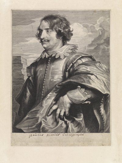 Porträt des Kupferstechers Paulus Pontius von Paulus Pontius