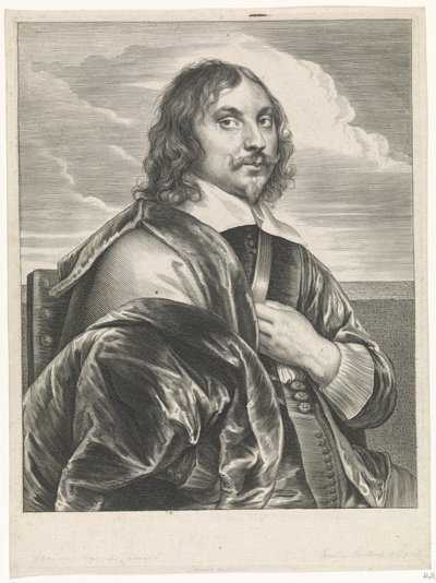 Porträt des Malers Jan Davidsz. de Heem von Paulus Pontius