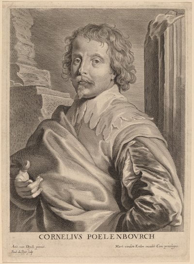 Cornelis van Poelenburgh von Paulus Pontius after Sir Anthony van Dyck