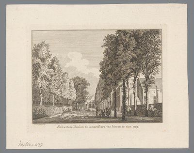 Ansicht der Doelen in Amersfoort von Paulus van Liender