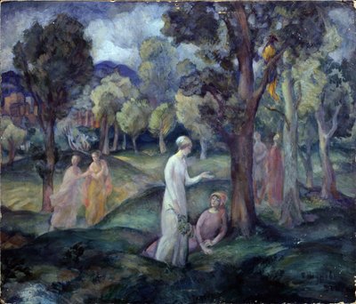 Ein Spaziergang durch die Felder von Pavel Semenovich Naumov