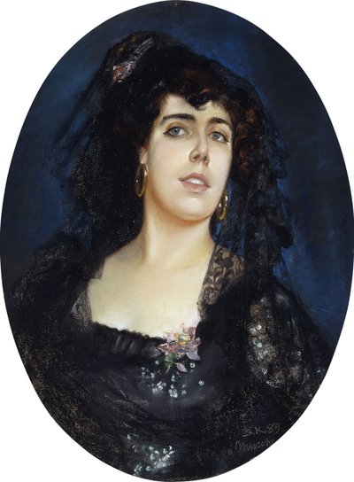 Porträt von Anne Pelterson-Norrie, 1889 von Peder Severin Krøyer