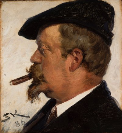 Porträt von Vilhelm Rosenstand von Peder Severin Krøyer