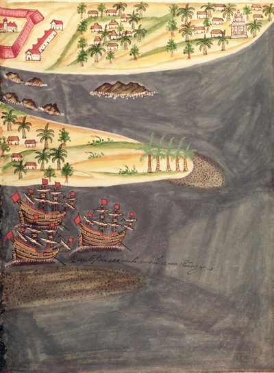 Erkundungskarte von Surat, im Distrikt Gujarat, Indien, Illustration aus 