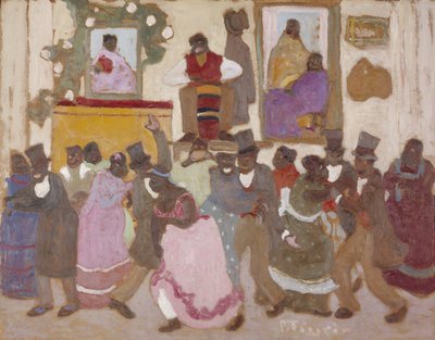 Tanzende Menschen: Candombe, um 1920 von Pedro Figari