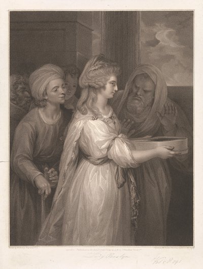 Mrs. Seaforth als Tuccia - Die Vestalin von Peltro W. Tomkins