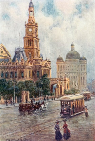 Das Rathaus, Sydney von Percy F.S. (after) Spence