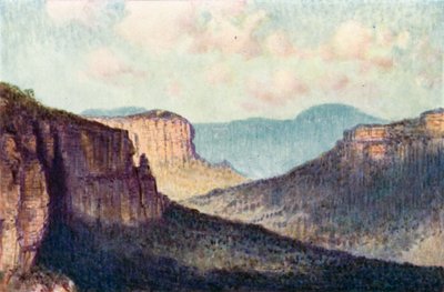 Die Barriere der Blauen Berge von Percy F.S. (after) Spence