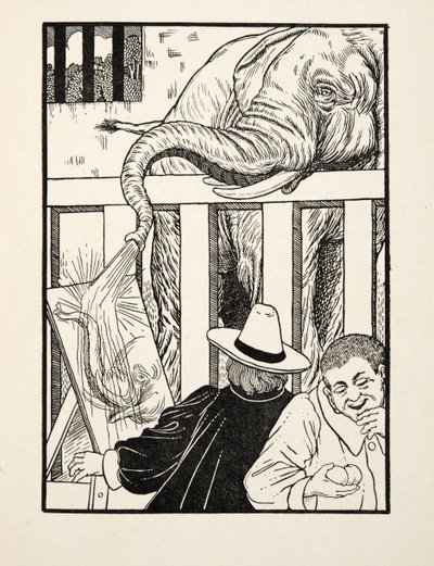 Ein Sinn für Lächerlichkeit, aus Hundert Anekdoten über Tiere, veröffentlicht 1924 von Percy J. Billingshurst
