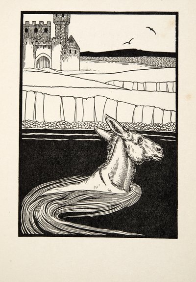 Ein verlassener Esel, aus Hundert Anekdoten über Tiere, veröffentlicht 1924 von Percy J. Billingshurst